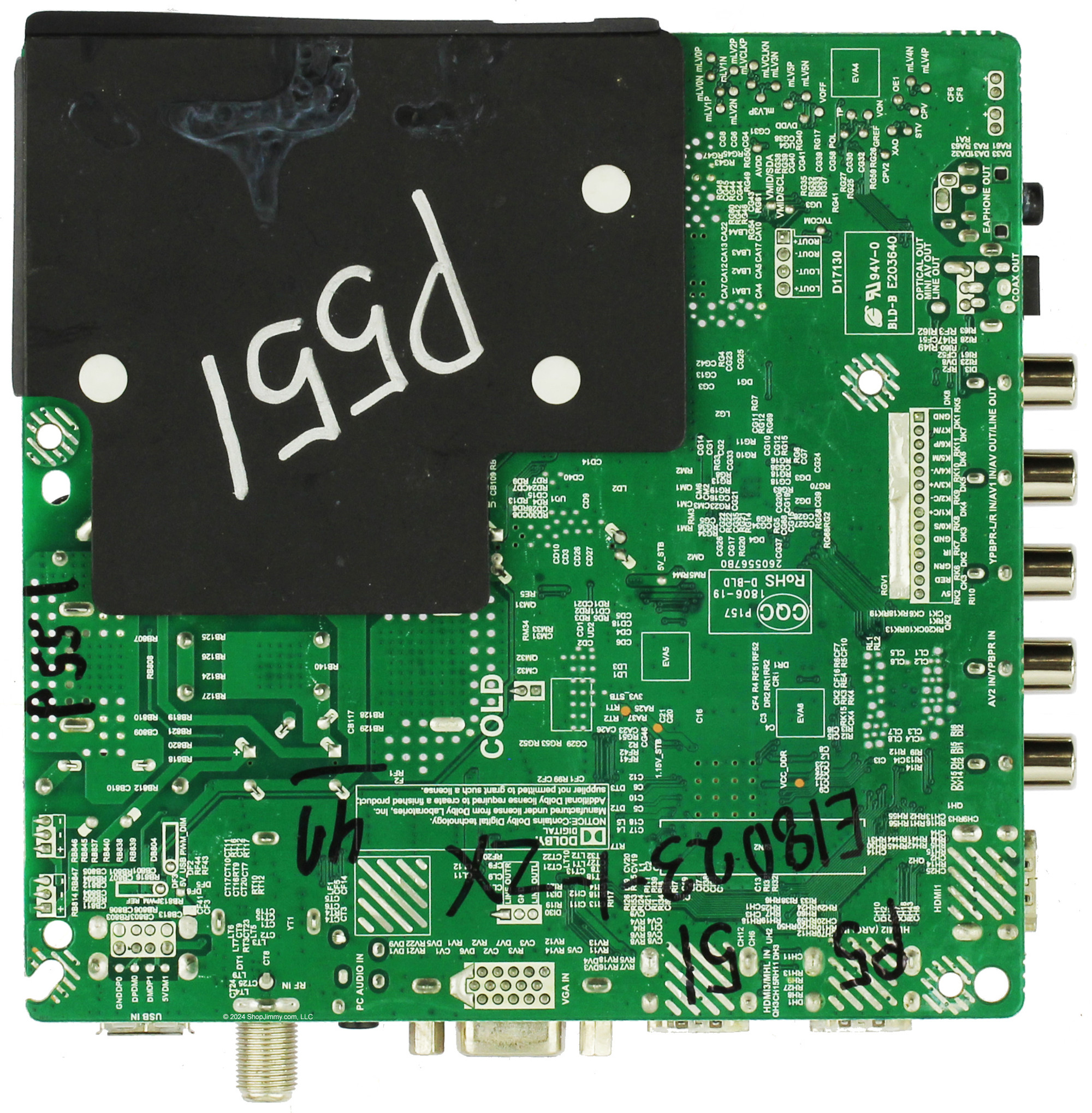 Do  Element E18024-ZX Main Board / Power Supply for ELEFT2416