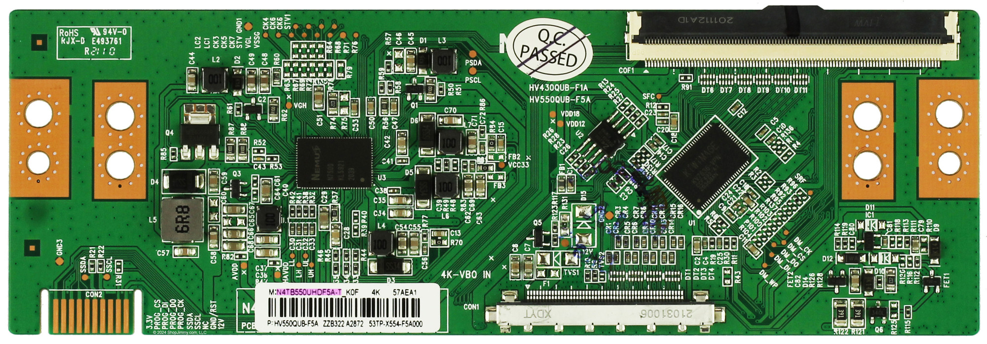 Sceptre N4TB550UHDF5A-T T-Con Board