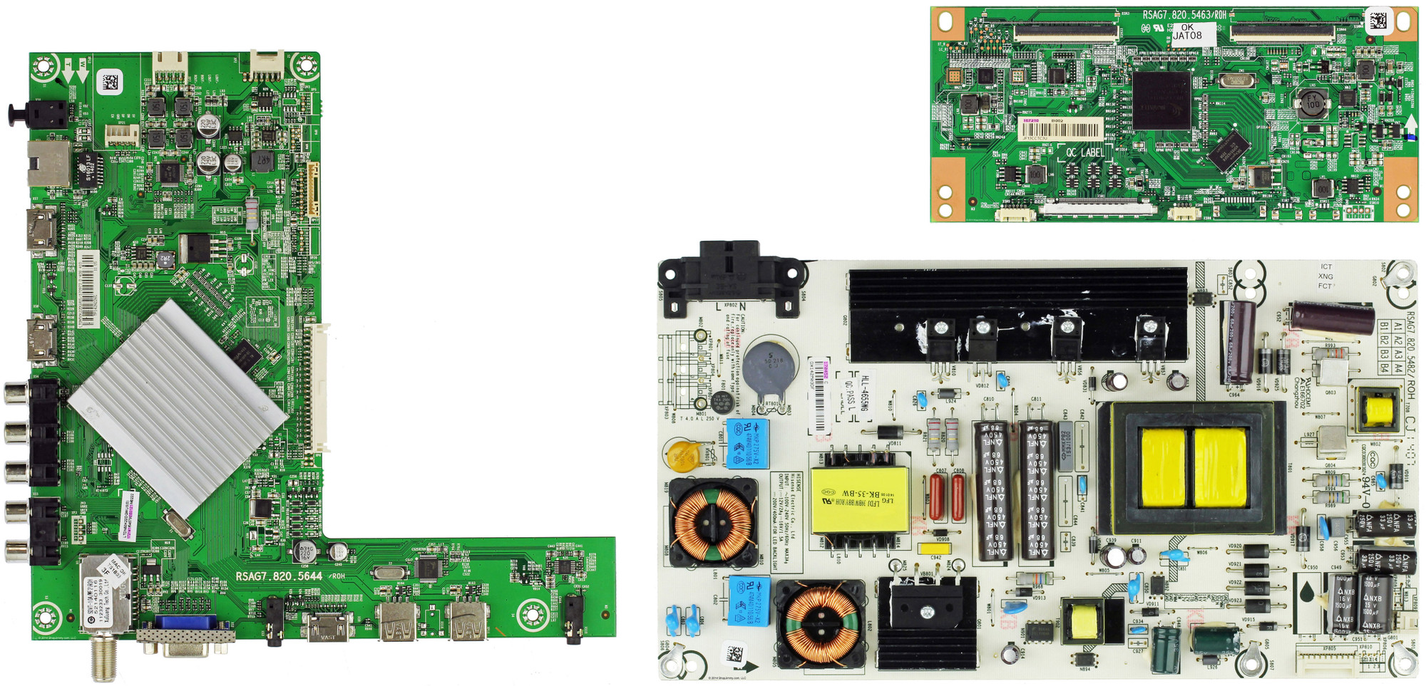 Hisense 50H5G TV Repair Parts Kit Version 1 (SEE NOTE re LED Strips)