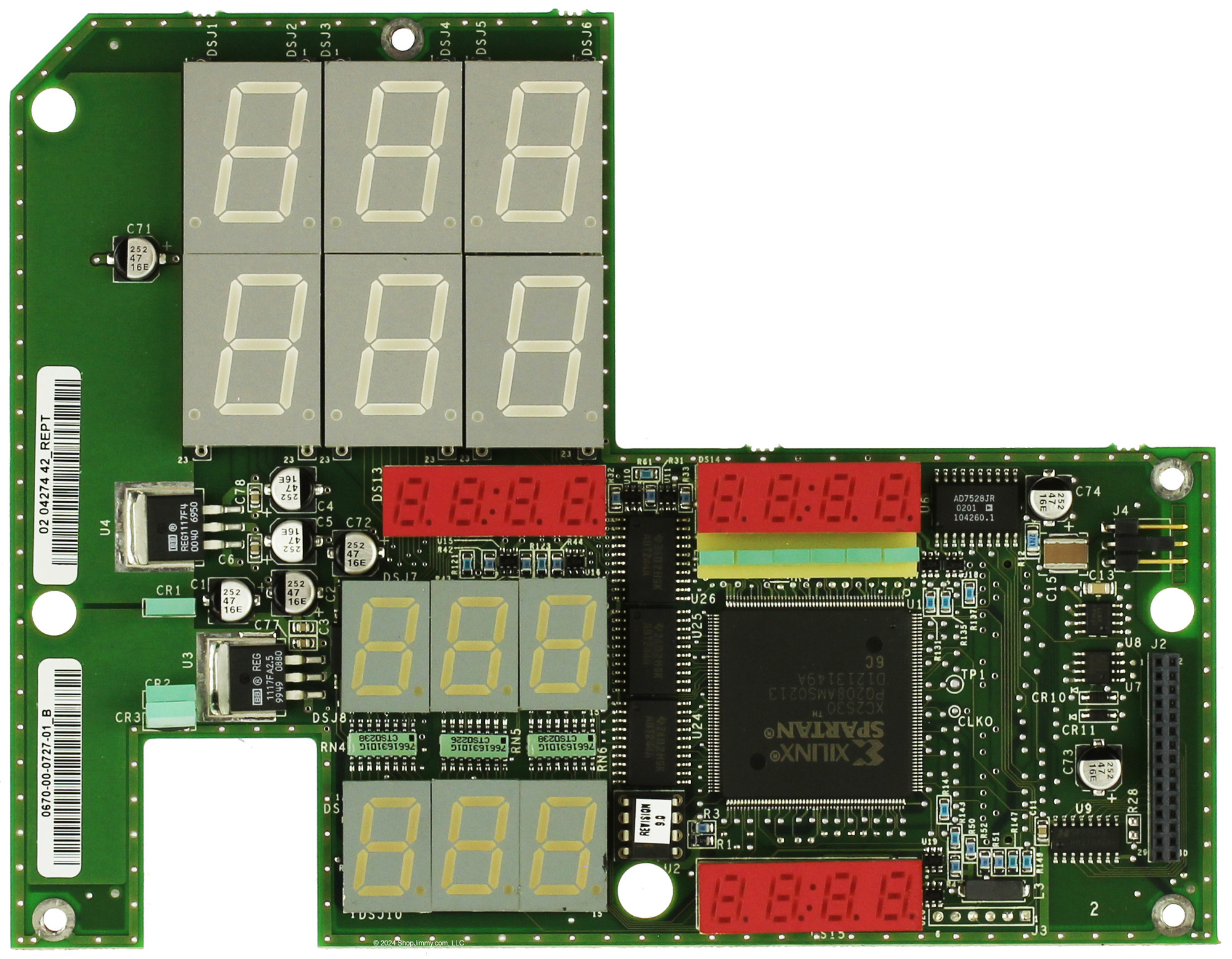 Datascope Display Board 0670-00-0727-01 for Vital Signs Monitor