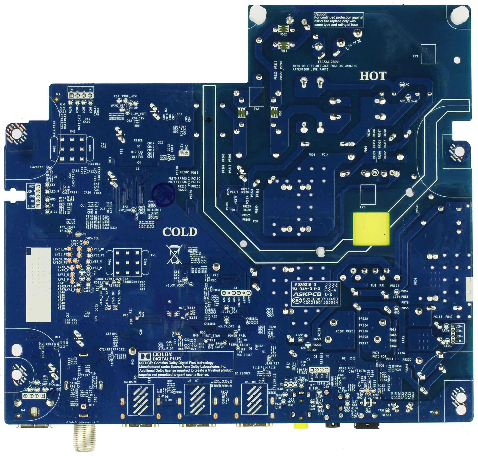 Philips 02-3MT816A32-J03T Main Board for 32PFL6452/F7 (CFU)