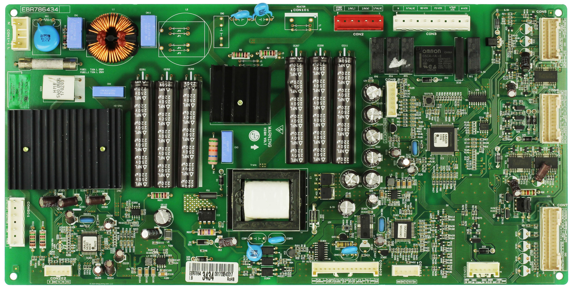 LG Refrigerator EBR78643434 Main Board