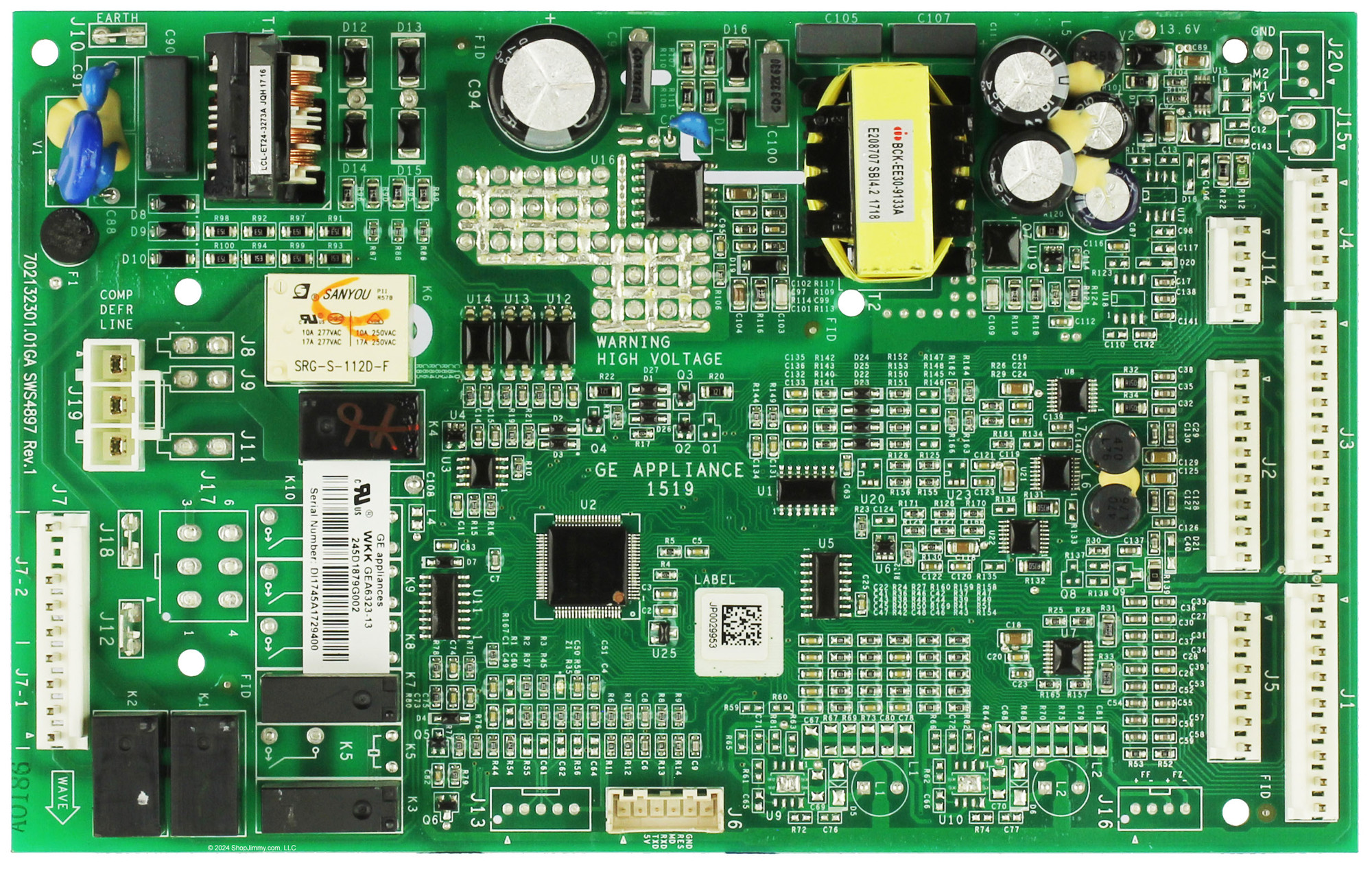 USAGI-ELECTRONICS!ページ GE Refrigerator 245D1879G002 Main Control Board Assembly