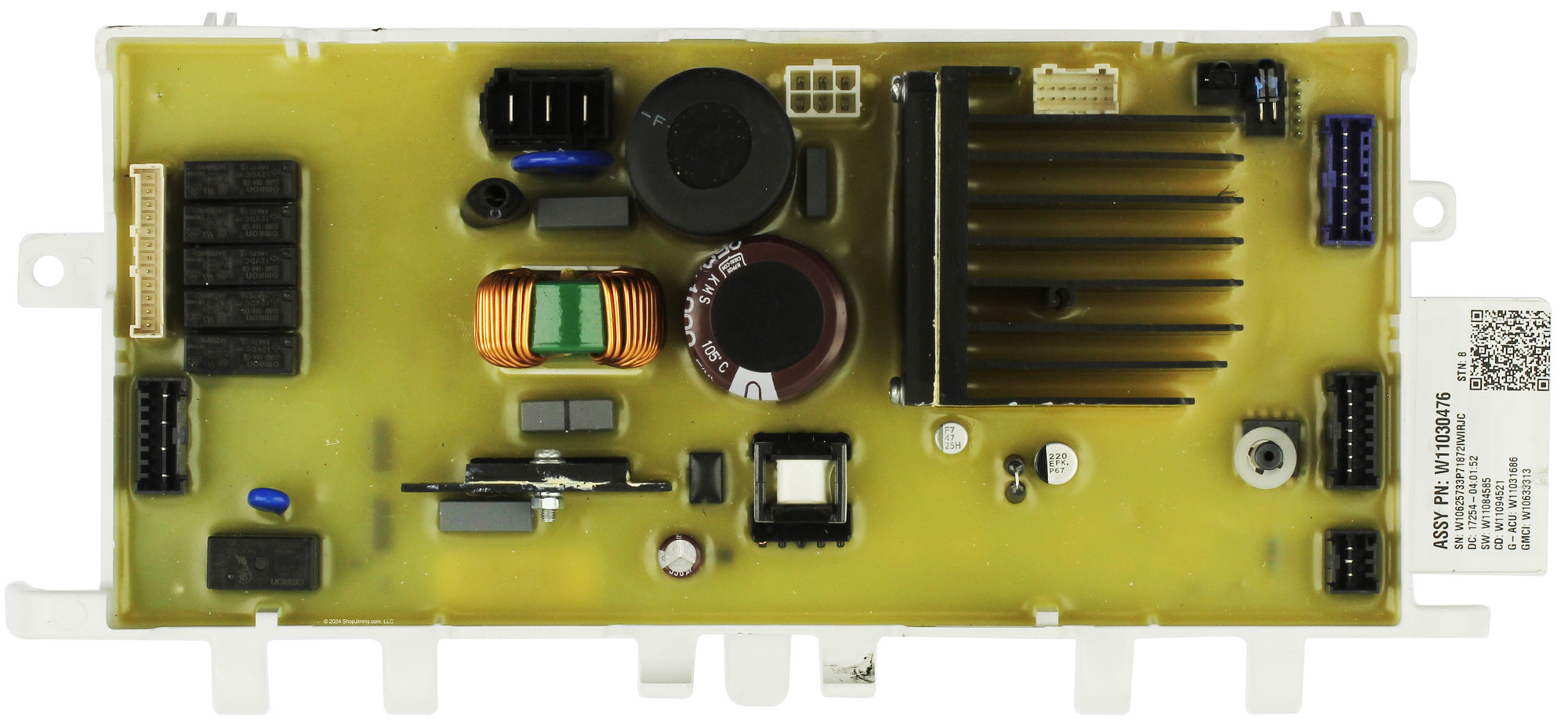 Whirlpool Washer W11030476 Control Board WTW8000DW3 WTW8040DW3