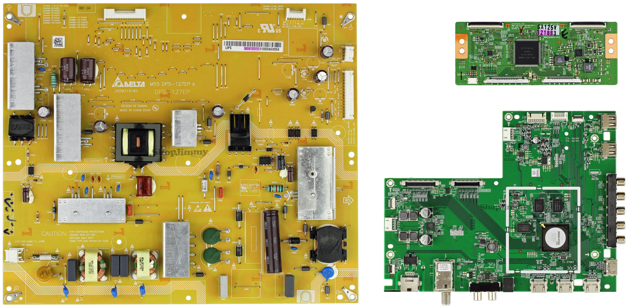 Vizio M551DA2 (LAQKOCBP,LWJJOJBP,LWJJOJDP,LWJJOJDQ) Complete TV Repair