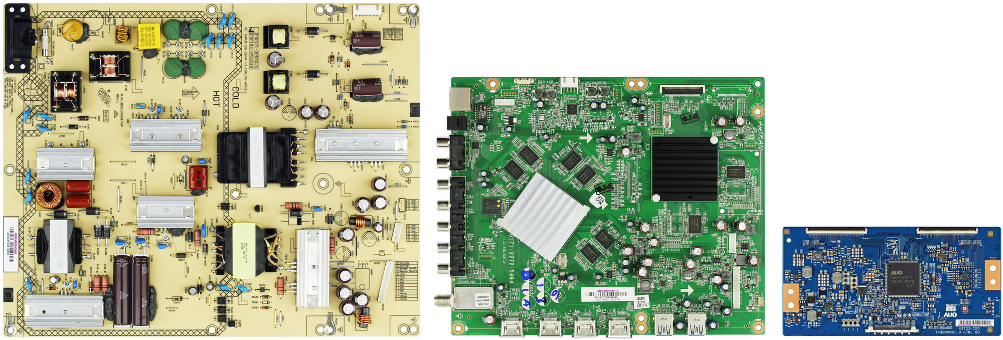 Sharp LC50UB30U Complete TV Repair Parts Kit Version 1