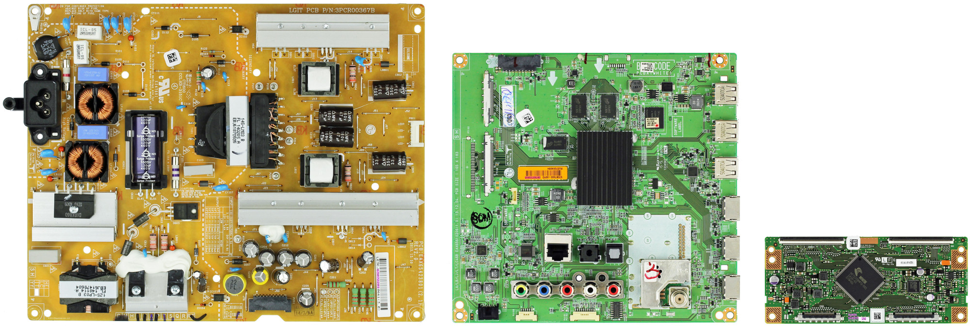 LG 60LF6090UB.BUSMLJR Complete LED TV Repair Parts Kit