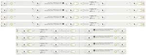 TCL SJ.SB.D4900501-3030BR-M/SJ.SB.D4900401-3030BL-M LED Backlight Strips (8) TCL SJ.SB.D4900501-3030BR-M/SJ.SB.D4900401-3030BL-M LED Backlight Strips (8)