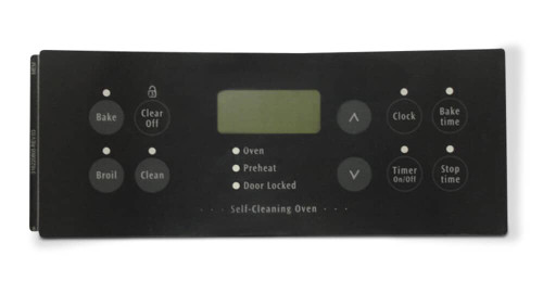 Electrolux 316220805 Overlay,clock,black,es300