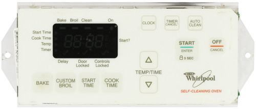Whirlpool Range 9761113 Control Board - White Overlay