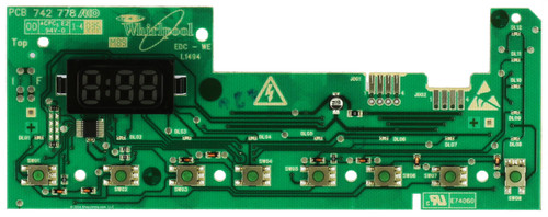 Whirlpool Washer W10192981 WPW10192981 Display Board 