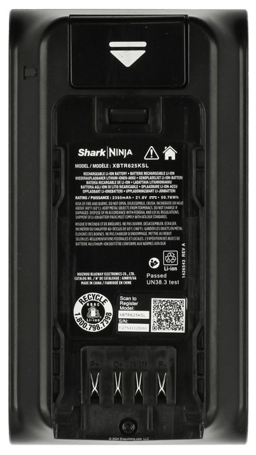 Shark XBTR625KSL DetectPro Cordless Vacuum Battery IW3511 IW3615 - SEE NOTE