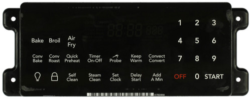 Frigidaire Oven A16490101 Control Board - Black Overlay