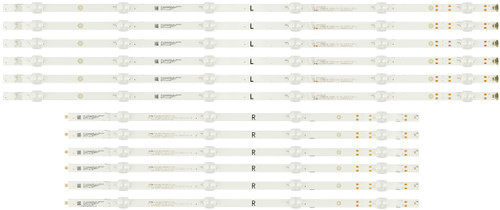 ONN 303GJ650044/303GJ650045 LED Backlight Strips (12) (SEE NOTE)