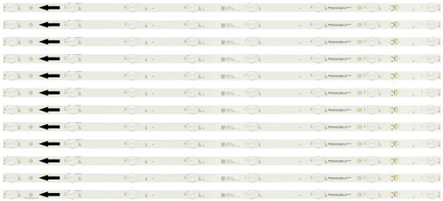 TCL JL.D75081330-004BS-M LED Backlight Strips (12) 75Q650F (SEE NOTE)