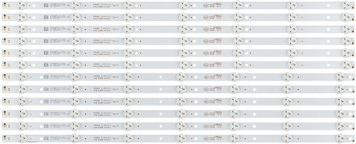 Toshiba 4708-K55WDR-A1213K21/4708-K55WDR-A1213K31 A-Type B-Type LED Backlight Strips (12) 55L621U NEW
