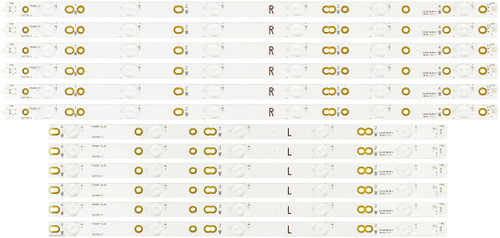 Sharp TT5008T V1_00 V0_00 LED Backlight Strips (12) LC-50LB481C LC-50LB481U (NEW)