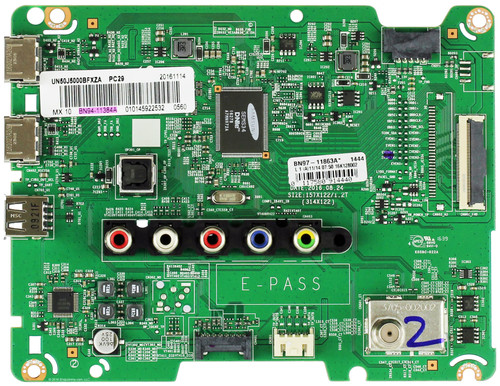 Samsung BN94-11384A Main Board for UN50J5000BFXZA (Version DA01)