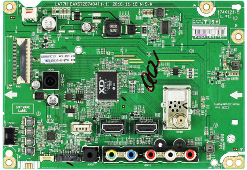 LG EBT64559805 Main Board for 49LJ5100-UC.BUSGLOR