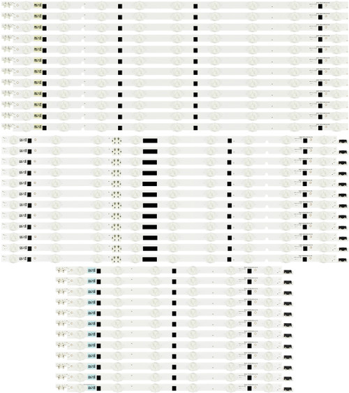 Samsung UN75F6300AF UN75F6400AF UN75F7100AF LED Backlight Strips (36) NEW