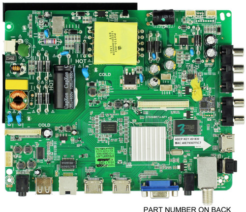 Element SY16068-2/SY16068-6 Main Board for ELST4316S (B6A0M Serial--SEE NOTE)