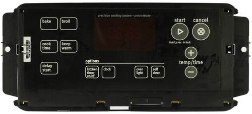 Whirlpool Range W10236250 Control Board - Black Overlay