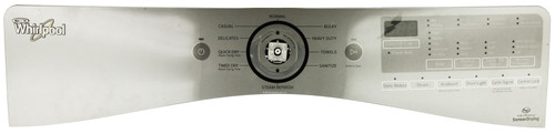 Whirlpool Dryer W10783682 Control Panel