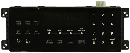 Electrolux Oven 316560116 Electronic Clock Timer ES540, Black Overlay
