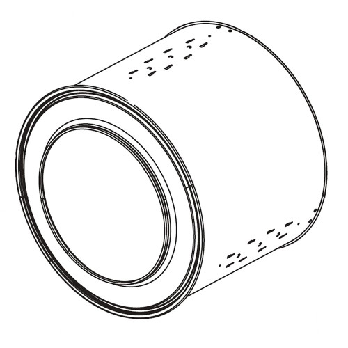 LG AJQ73674410 Inner Tub Drum Assembly