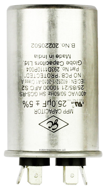 GE WP20X20901 Capacitor