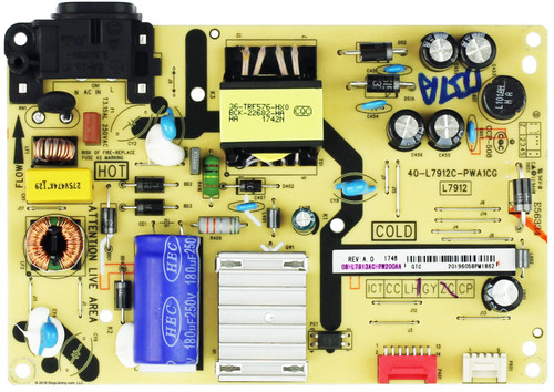 TCL 08-L7913AC-PW200AA Power Supply / Backlight Inverter for 32S305TABA