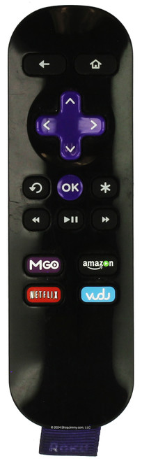 Roku 9026000196 Remote Control MGo, Amazon, Netflix, Vudu -- Open Bag