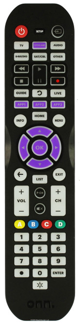 ONN 100078904 J26 6-Device Universal Remote