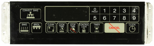 Maytag Oven 7601P546-60 Control Board - Black Overlay