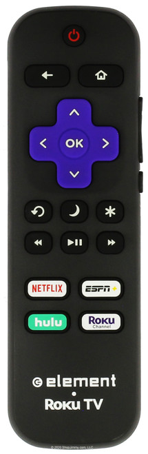 Element 101018E0064 Roku Remote Control w/ Netflix ESPN Hulu Roku--OPEN BAG