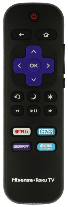 Hisense HU-RCRCA-20A Netflix Deezer BEIN Sports CBS Remote Control -- Open Bag