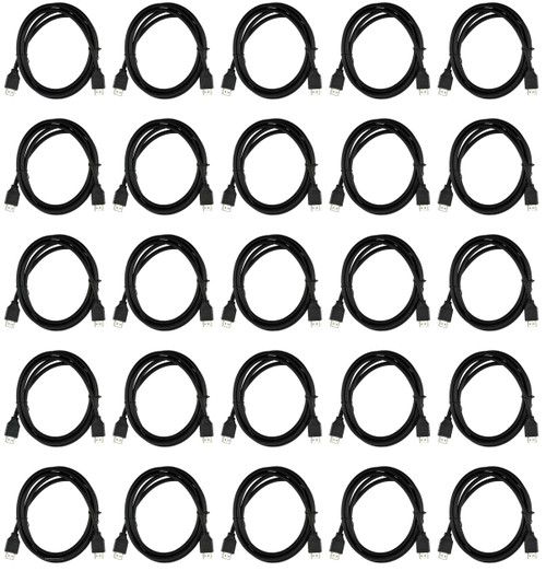 HDMI Cable 6 ft Version 1.4 3D 4K (25-pack)