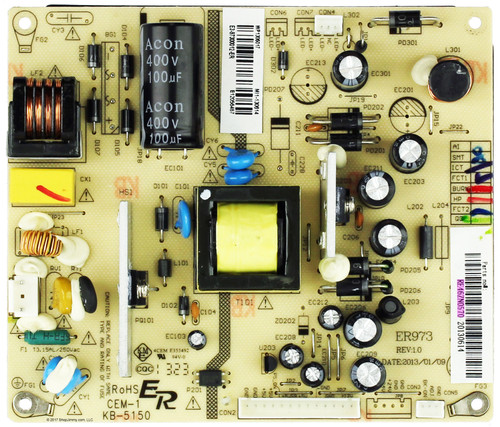 RCA RE46ZN0570 (ER973) Power Supply / LED Board