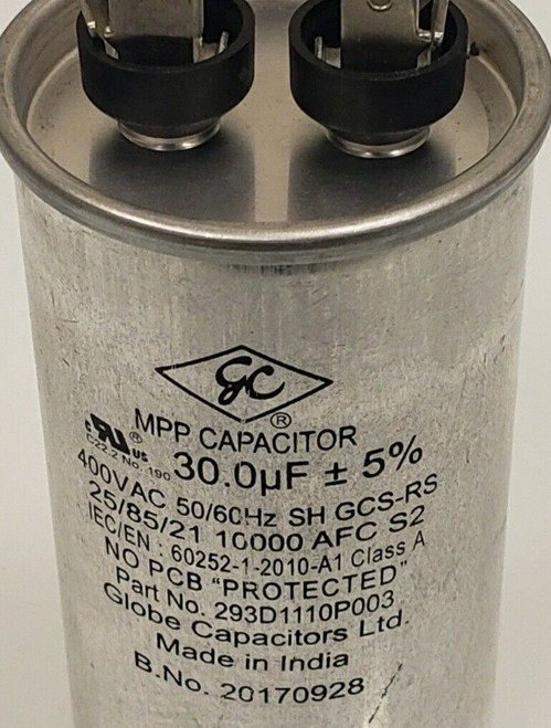 GE Washer 293D1110P003 Unit Capacitor