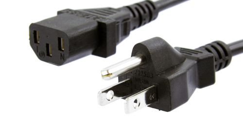 3-Prong Straight Power Cord Ver. B