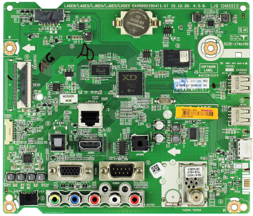 LG EBT64341001 Main Board for 49LW540S-UA.BUSGLJR