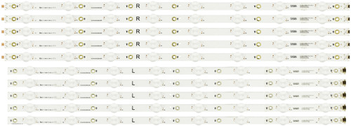 Vizio IC-B-AOAG55DA39L/IC-B-AOAG55DA39R LED Backlight Strips (10) V556-G1 NEW