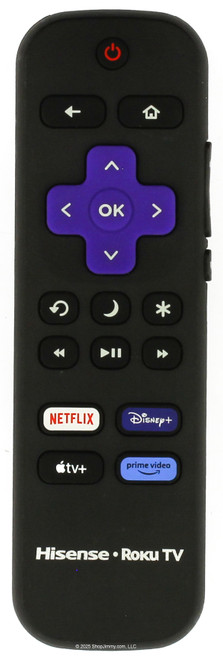 Hisense 3026000172 Netflix Disney Apple Prime Remote Control -- Open Bag