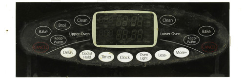 Whirlpool Range W10166969 Control Board - Black Overlay