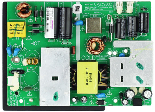 Seiki CVB39003 Power Supply for SE39FH03 (VERSION 1--SEE NOTE)