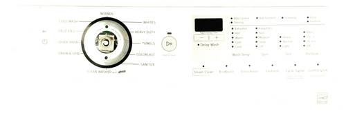 Whirlpool W10783668 Washer Control Panel 