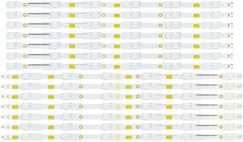 LG / Insignia LB55040 LB55043 V0_01 V1_03 LED Backlight Strips (14) 55LF5700-UA NS-55DR420NA16 NEW