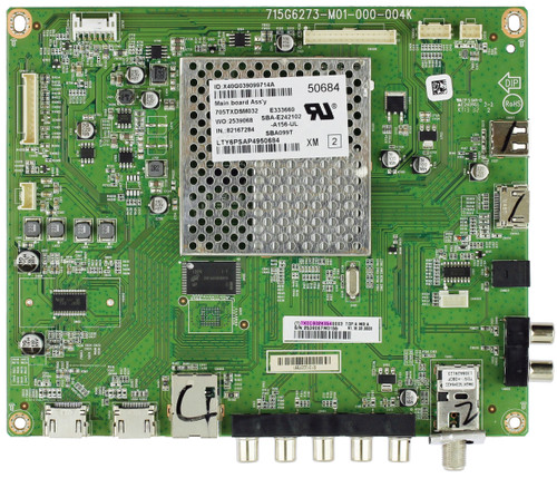 Vizio 756TXDCB02K054 Main Board for E390I-B1