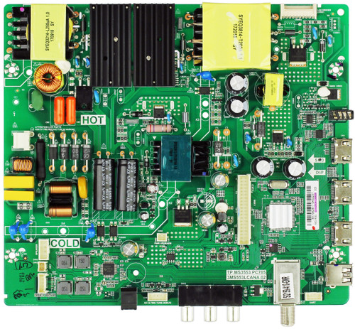 Toshiba 02-SW353A-C008000 Main Board for 55L510U18
