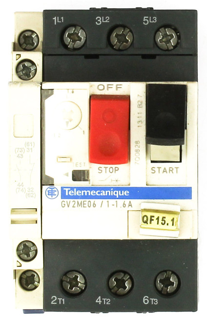 Telemecanique 06ATEX0035X Din Rail Mount Circuit Breaker
